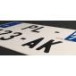 Zoom - Plaque moto en aluminium Zoom - Plaque moto en aluminium